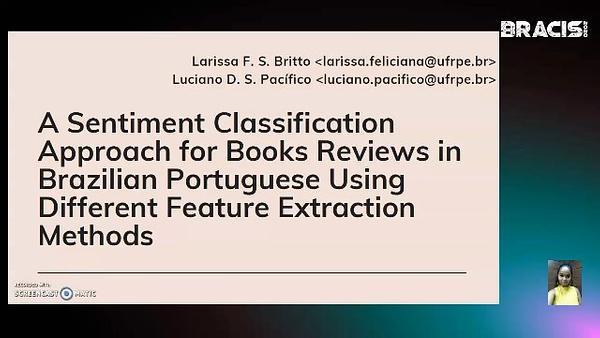 A Sentiment Classification Approach for Books Reviews in Brazilian Portuguese Using Different Feature Extraction Methods