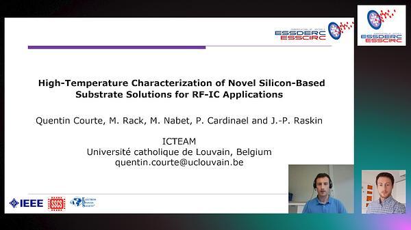 High-Temperature Characterization of Novel Silicon-Based Substrate Solutions for RF-IC Applications