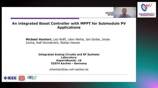 An Integrated Boost Controller with MPPT for Submodule PV Applications