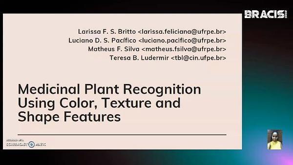 Medicinal Plant Recognition Using Color, Texture and Shape Features