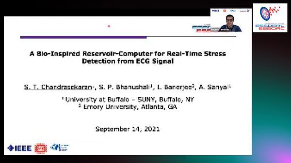 A Bio-Inspired Reservoir-Computer for Real-Time Stress Detection from ECG Signal