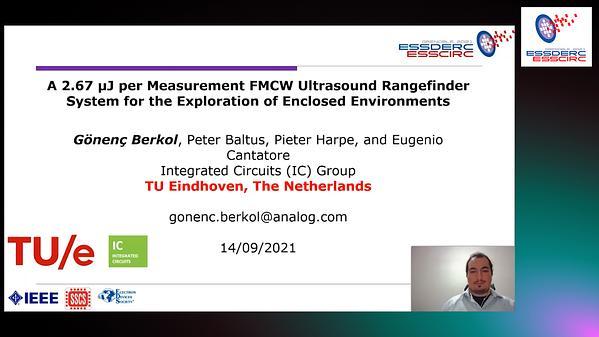 A 2.67 μJ Per Measurement FMCW Ultrasound Rangefinder System for the Exploration of Enclosed Environments