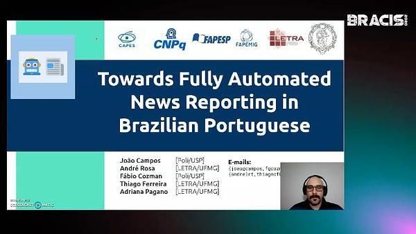 Towards Fully Automated News Reporting in Brazilian Portuguese