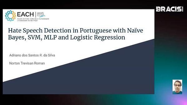 Hate Speech Detection in Portuguese with Naïve Bayes, SVM, MLP and Logistic Regression