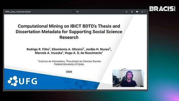 Computational Mining on IBICT BDTD’s Thesis and Dissertation Metadata for Supporting Social Science Research