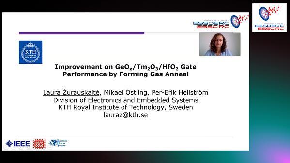 Improvement on Ge/GeOx/Tm2O3/HfO2 Gate Performance by Forming Gas Anneal