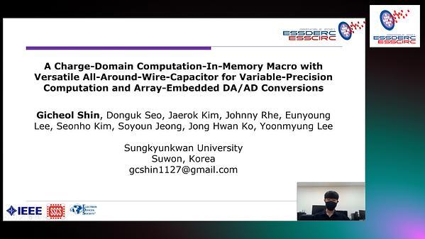 A Charge-Domain Computation-in-Memory Macro with Versatile All-Around-Wire-Capacitor for Variable-Precision Computation and Array-Embedded DA/AD Conversions