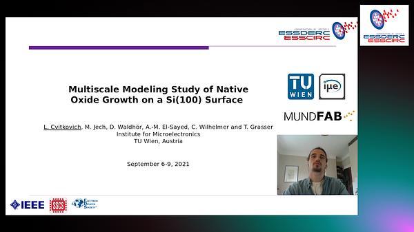 Multiscale Modeling Study of Native Oxide Growth on a Si(100) Surface
