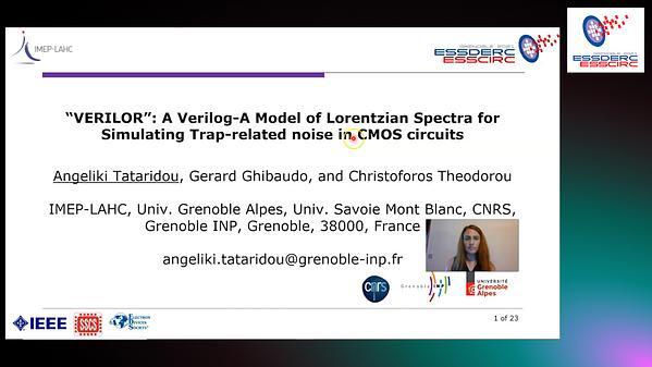 VERILOR: A Verilog-A Model of Lorentzian Spectra for Simulating Trap-Related Noise in CMOS Circuits