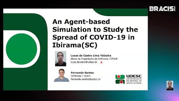 An Agent-based Simulation to Study the Spread of COVID-19in Ibirama(SC)