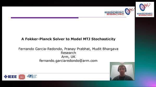 A Fokker-Planck Solver to Model MTJ Stochasticity