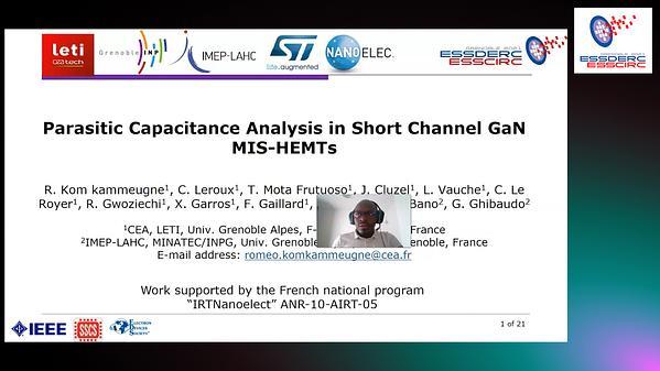 Parasitic Capacitance Analysis in Short Channel GaN MIS-HEMTs