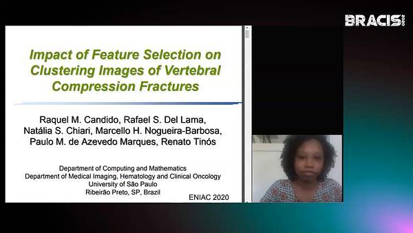 Impact of Feature Selection on Clustering Images of Vertebral Compression Fractures