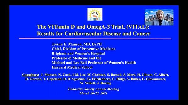The VITamin D and OmegA-3 Trial (VITAL): Results for Cardiovascular Disease and Cancer