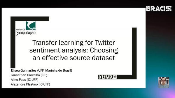 Transfer learning for Twitter sentiment analysis: Choosing an effective source dataset