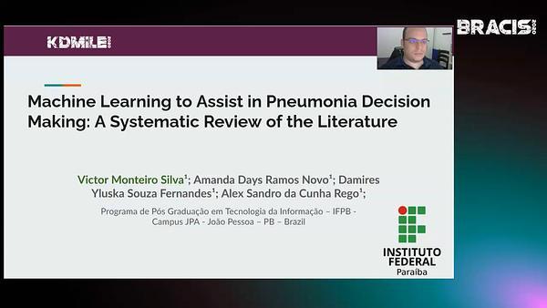 Machine Learning to Assist in Pneumonia Decision Making: A Systematic Review of the Literature