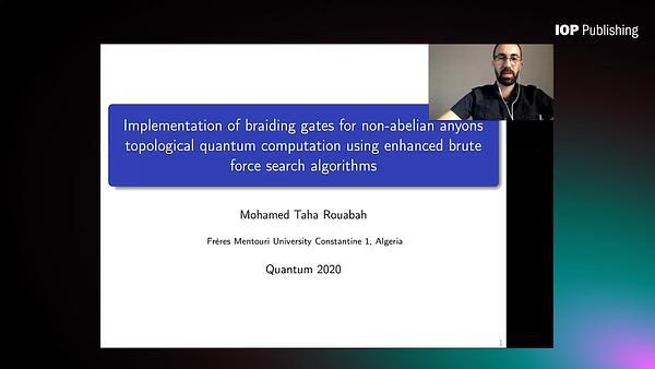 Implementation of braiding gates for non-abelian anyons topological quantum computation using enhanced brute force search algorithms.