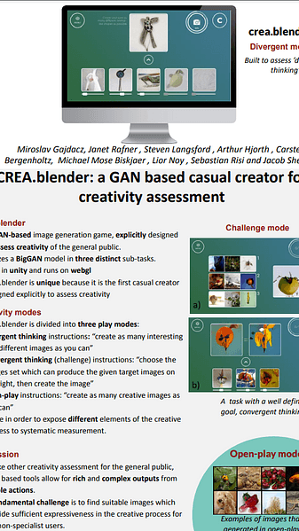 CREA.blender: a casual creator for creativity assessment