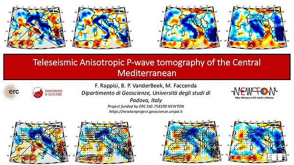 Teleseismic Anisotropic P-wave tomography of the Central Mediterranean