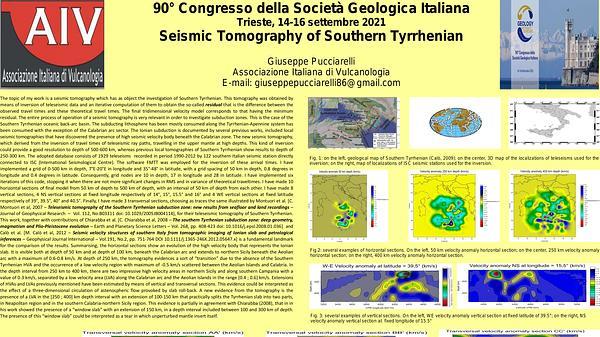 Seismic Tomography of Southern Tyrrhenian by means of teleseismic data
