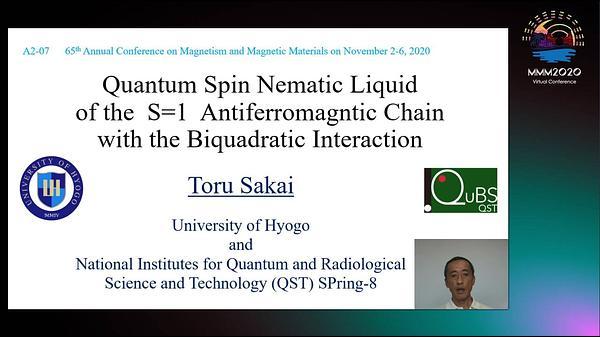 Quantum Spin Nematic Liquid in the S=1 Antiferromagnetic Chain with the Biquadratic Interaction