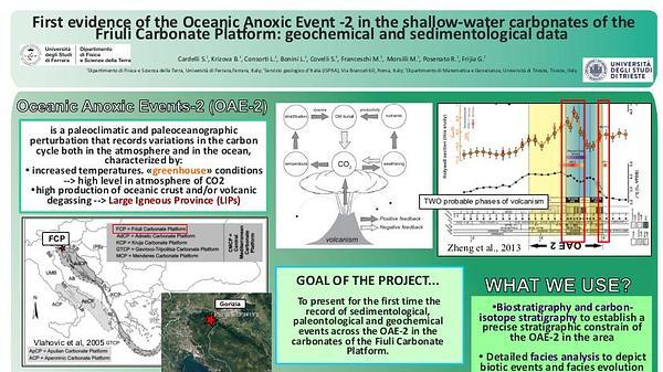 First evidence of the Oceanic Anoxic Event -2 in the shallow-water carbonates of the Friuli Carbonate Platform: geochemical and sedimentological data