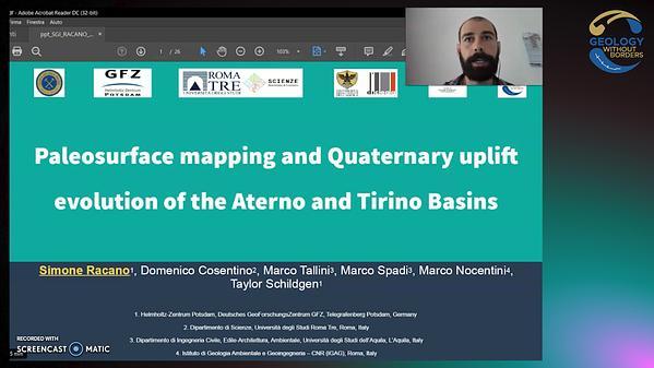Paleosurface mapping and Quaternary uplift evolution of the Aterno and Tirino Basins