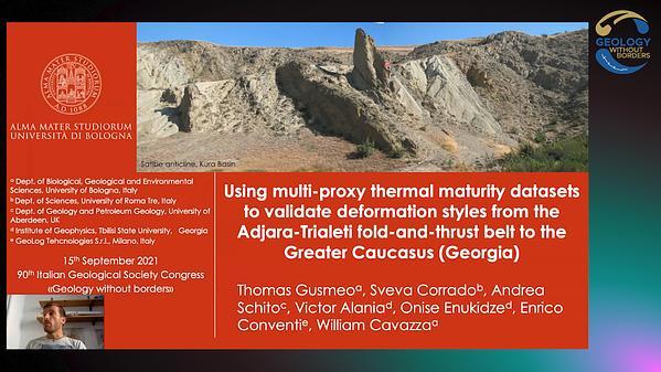 Using multi-proxy thermal maturity datasets to validate deformation styles from the Adjara-Trialeti fold-and-thrust belt to the Greater Caucasus (Georgia)A