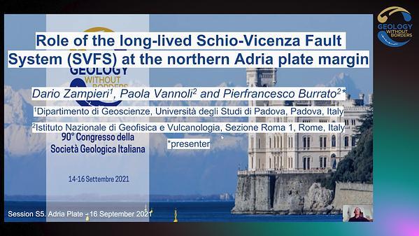 Role of the long-lived Schio-Vicenza Fault System at the northern Adria plate margin