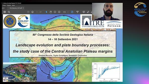 Landscape evolution and plate boundary processes: the study case of the Central Anatolian Plateau margins