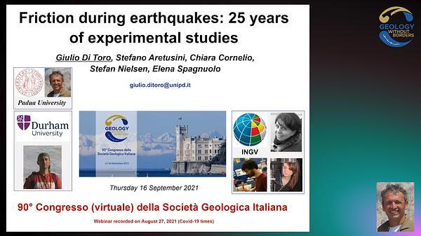 Friction during earthquakes: 25 years of experimental studies