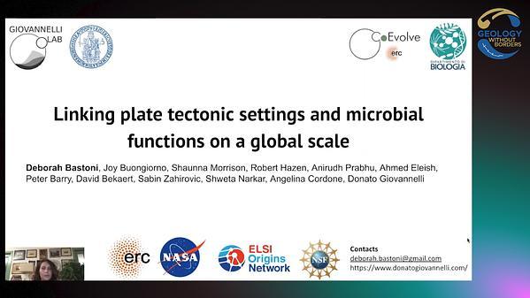 Linking plate tectonic settings and microbial functions on a global scale