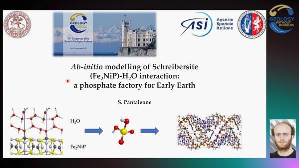 Ab-initio modelling of Fe2NiP-H2O interaction: a phosphate factory for Early Earth