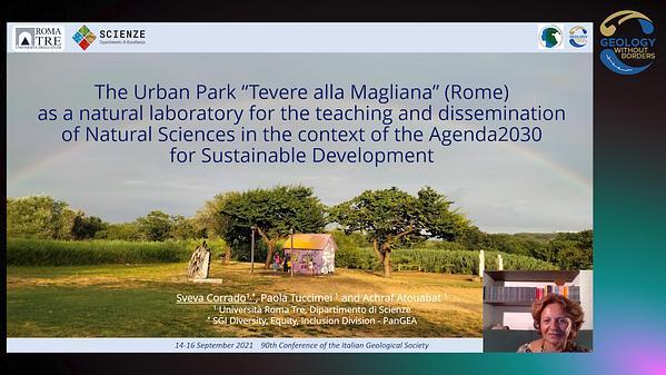 The Urban Park “Tevere alla Magliana” (Rome) as a natural laboratory for the teaching and dissemination of Natural Sciences in the context of the Agenda2030 for Sustainable Development