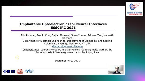 Implantable Optoelectronics for Neural Interfaces