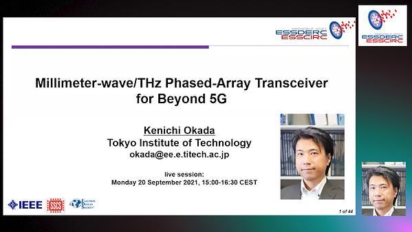 Millimeter-wave/THz Phased-Array Transceiver for Beyond 5G