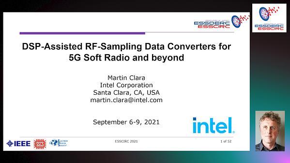 DSP-assisted RF-sampling data converters for 5G soft radio and beyond