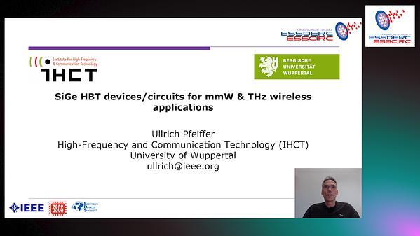 SiGe HBT devices/circuits for mmW & THz wireless applications