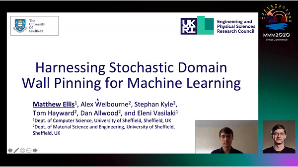 Harnessing Stochastic Domain Wall Pinning for Machine Learning