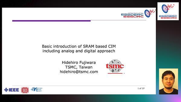 Basic introduction of SRAM based CIM including analog and digital approach