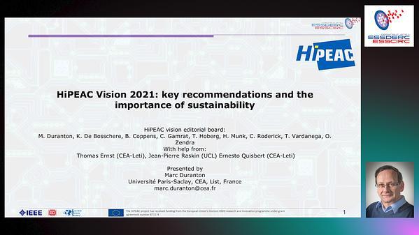 HiPEAC Vision 2021: key recommendations and the importance of sustainability