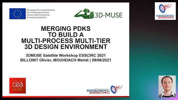 Merging PDKs to build a multi-process multi-tier 3D design environment