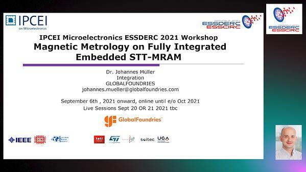 Magnetic Metrology on Fully Integrated Embedded STT-MRAM