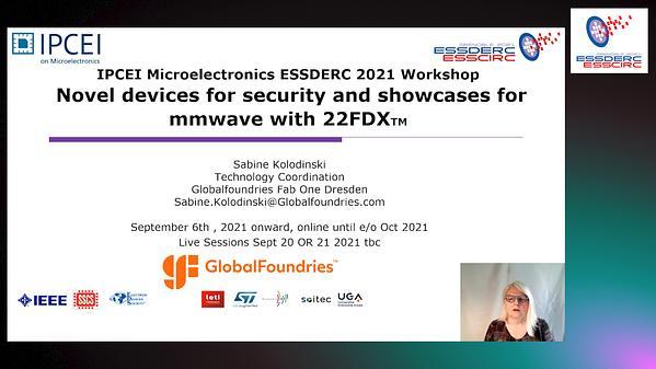 Novel devices for security and showcases for mmwave with 22FDXTM