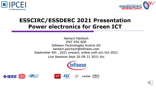 Power electronics for Green ICT