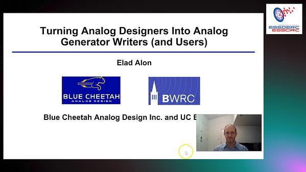 Turning Analog Designers into Analog Generator Writers (and Users)
