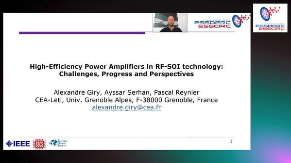 High-Efficiency Power Amplifiers in RF-SOI technology: Challenges, Progress and Perspectives