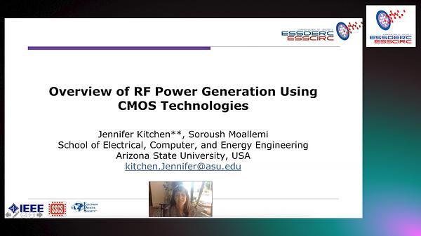 Overview of RF Power Generation Using CMOS Technologies