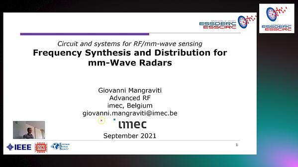 Frequency synthesis for mm-wave radars