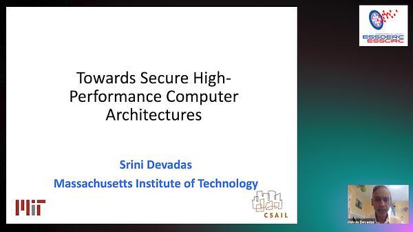 Towards Secure High-Performance Computer Architectures